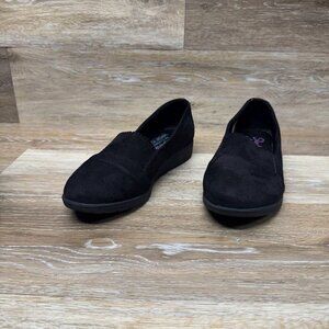 Skechers Cleo Casual Flex Wedge Black Flats Women's Size 8